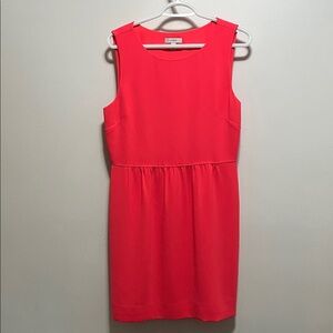 J. Crew Vibrant Coral Mini Dress